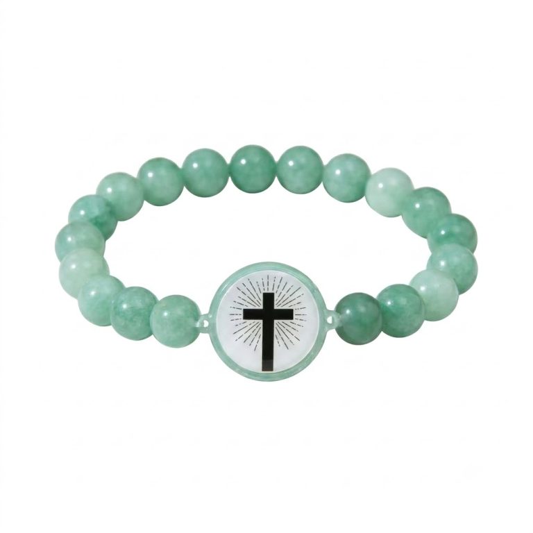 Bracelet Bible Beads — effet Aventurine