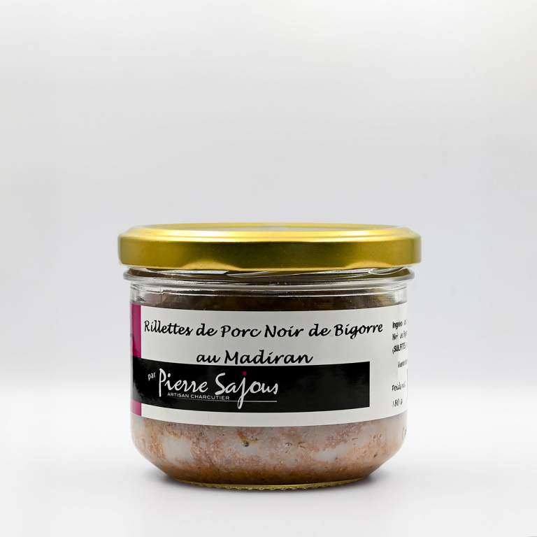 Rillettes de Porc Noir de Bigorre au Madiran - 180g