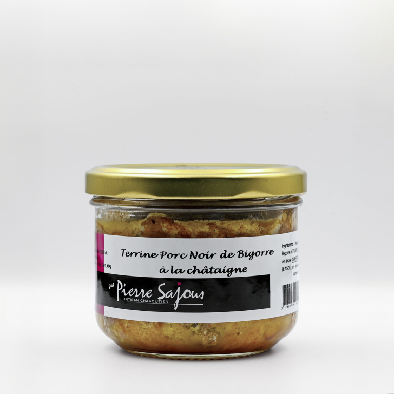 Terrine de Porc Noir de Bigorre à la Châtaigne - 180g