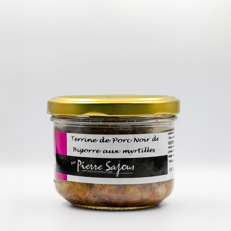 Terrine de Porc Noir de Bigorre aux Myrtilles - 180g