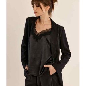 BLAZER AJUSTÉ COL STRASS - MOLLY BRACKEN