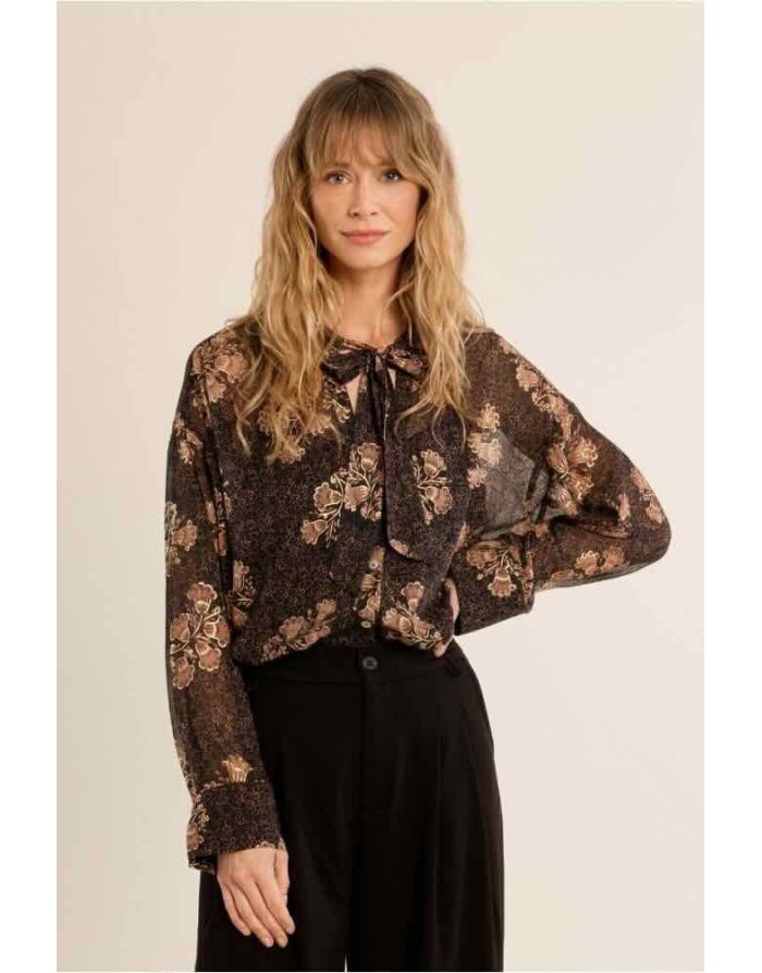 BLOUSE ET CARACO VOILE IMPRIMÉ FLORAL - MOLLY BRACKEN