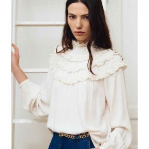 BLOUSE BRODERIES FLORALES - MOLLY BRACKEN