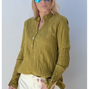 CHEMISE FOGGIA VERT OLIVE BANDITAS
