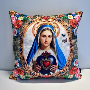 Coussin Vierge Cœur Sacré