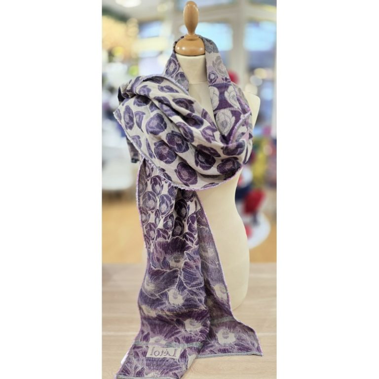 Etole coton bio Stéphanie lilas