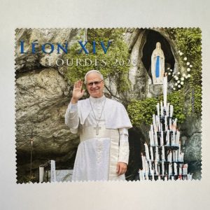 Essuie-Lunettes Pape Léon XIV à Lourdes