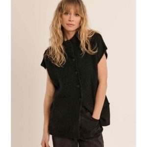 GILET LONG MAILLE BÉRÉNICE MOLLY BRACKEN