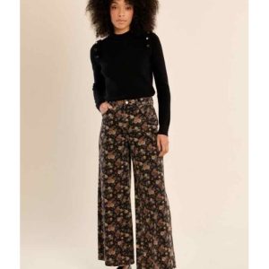 DENIM COTON IMPRIMÉ FLEURS - MOLLY BRACKEN