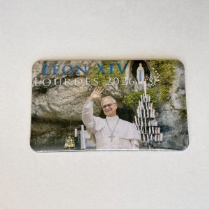 Magnet Pape Léon XIV Grotte de Lourdes