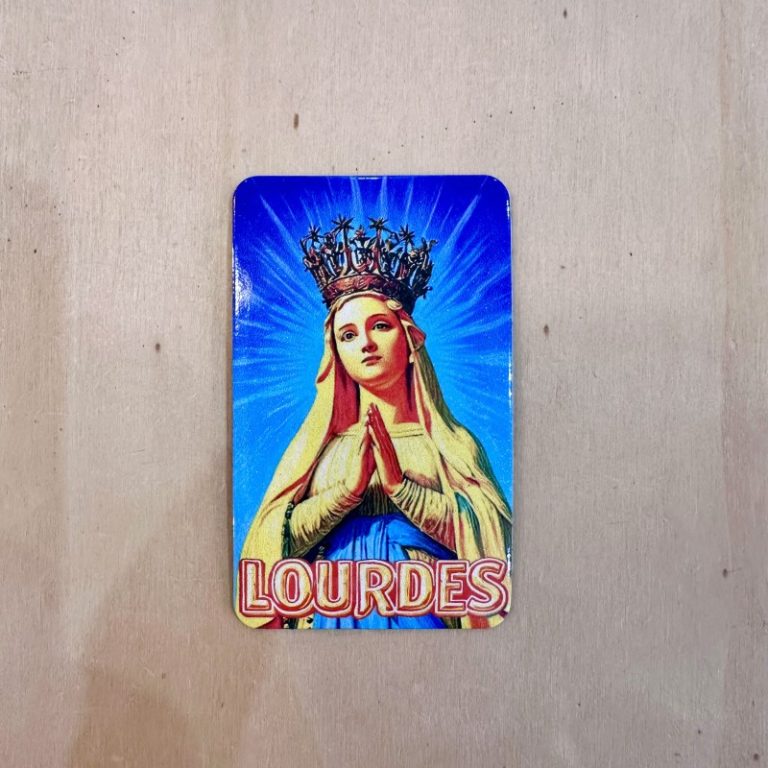Magnet Vierge Marie Tête Couronnée Lourdes