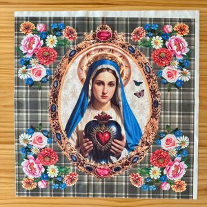 Panneau Vierge au Tartan
