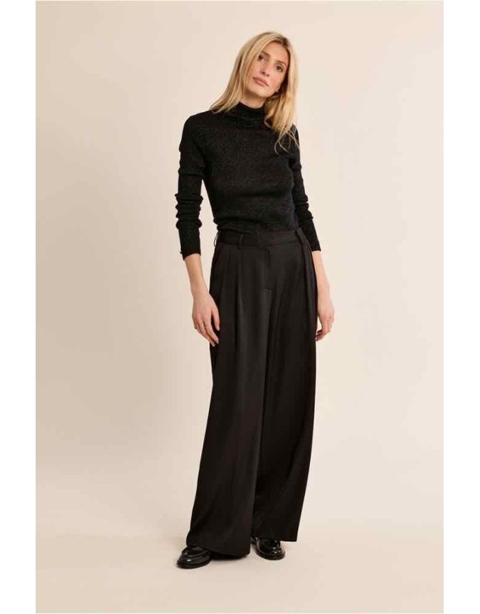 PANTALON TAILLE HAUTE À PINCES - MOLLY BRACKEN