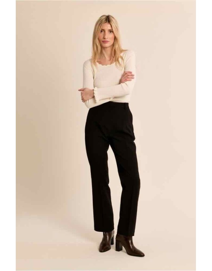PANTALON TAILLEUR DROIT TAILLE HAUTE  - MOLLY BRACKEN