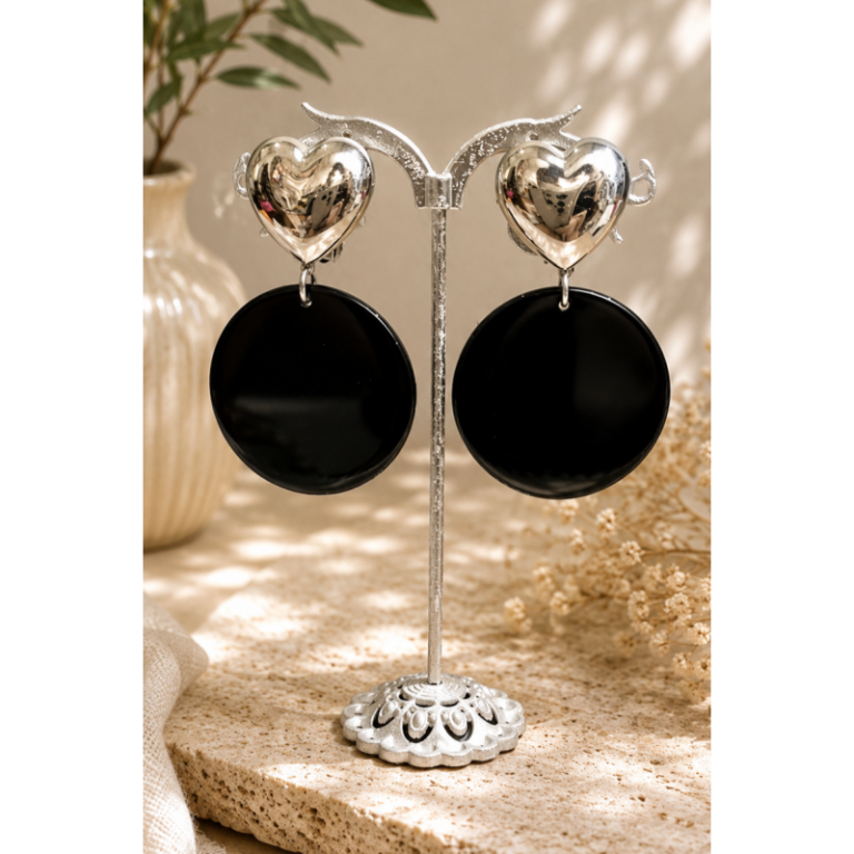 Petit coeur argent (clips)