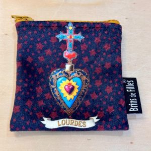 Pochette à chapelet Cœur sacré 3