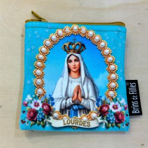 Pochette à chapelet Vierge aux perles