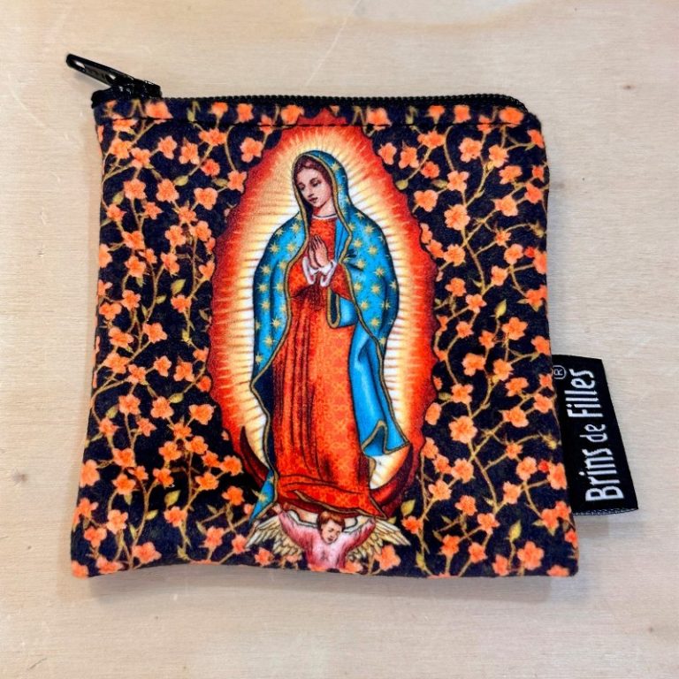 Pochette à chapelet Vierge de Guadalupe