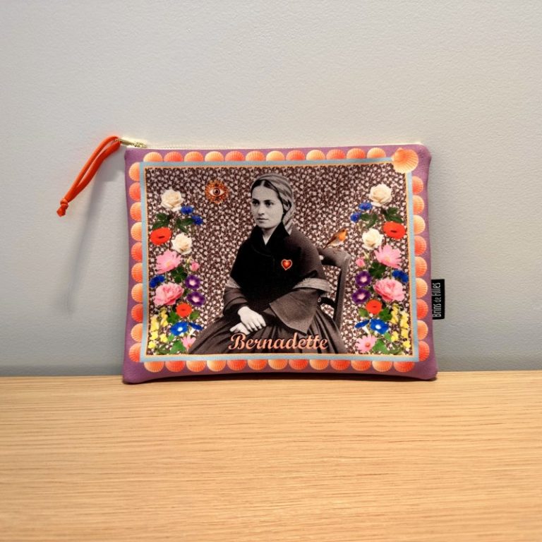 Pochette MISTI Bernadette Soubirous (violet)