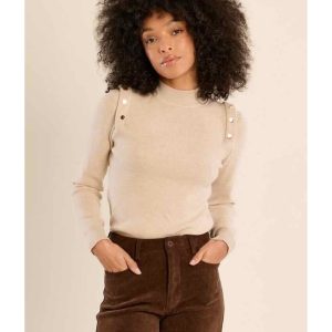 PULL COL MONTANT CLOUS DORÉS MOLLY BRACKEN
