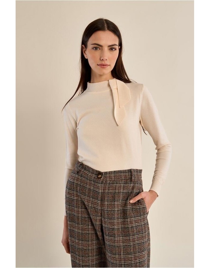 PULL COL NOEUD COUTURE STUART MOLLY BRACKEN
