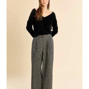 PULL NOIR MAILLE DUVETEUSE DOUDOU - MOLLY BRACKEN