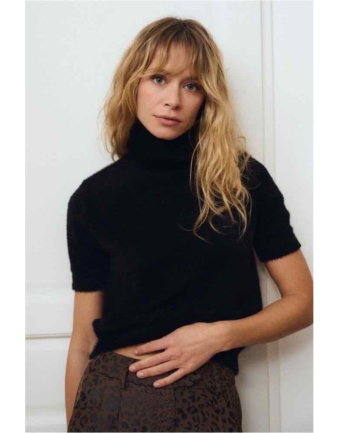 PULL MANCHES COURTES MAILLE DUVETEUSE DOUDOU - MOLLY BRACKEN