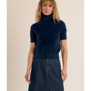 PULL MANCHES COURTES MAILLE DUVETEUSE DOUDOU - MOLLY BRACKEN