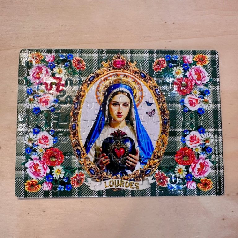 Puzzle Vierge au tartan