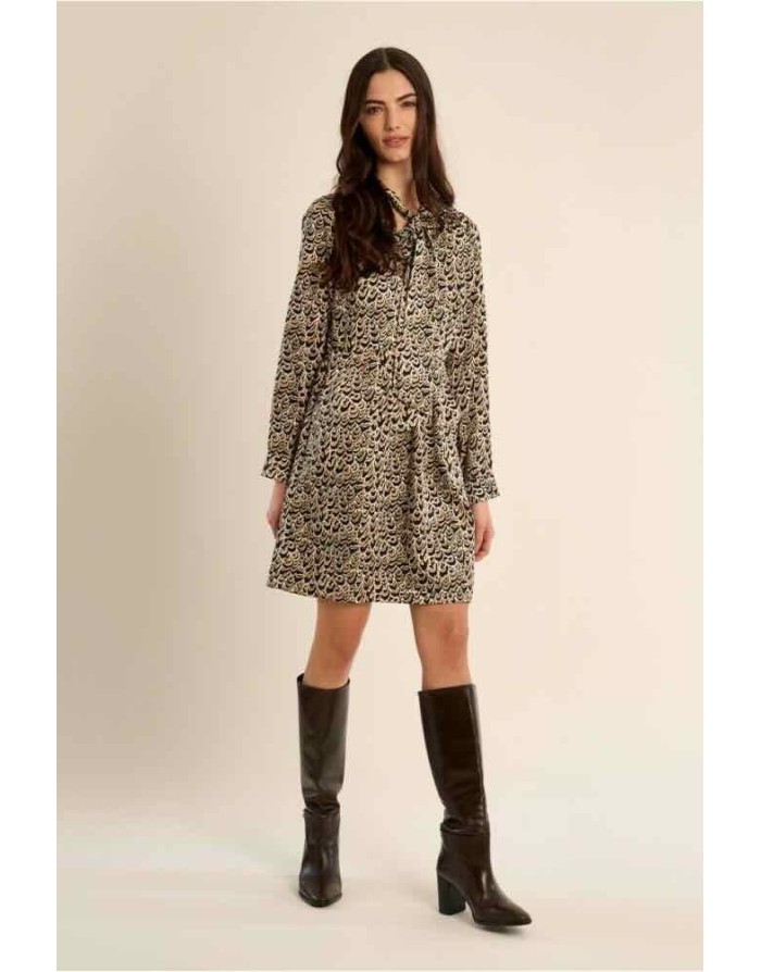 ROBE IMPRIMÉE COL LAVALLIÈRE - MOLLY BRACKEN