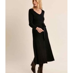ROBE LONGUE PLISSĂE ELSA MOLLY BRACKEN
