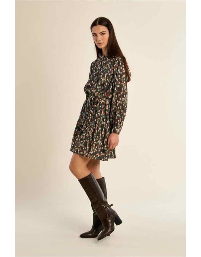 ROBE CHEMISE IMPRIMÉE POIS - MOLLY BRACKEN