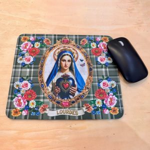 Tapis de souris Vierge au tartan